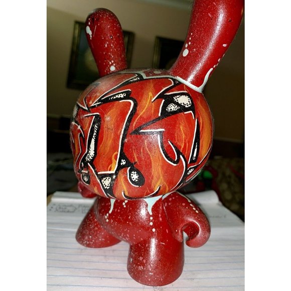 Kidrobot Dunny Custom Art Painted Figure J Nerk Rare Original Graffiti Piece 07' - Picture 1 of 10